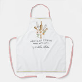 Bäckerei Konditorei Koch Aquarellbäcker Schürze (Vorderseite)