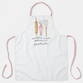 Bäckerei Konditorei Koch Aquarellbäckereien Schürz Schürze (Vorderseite)