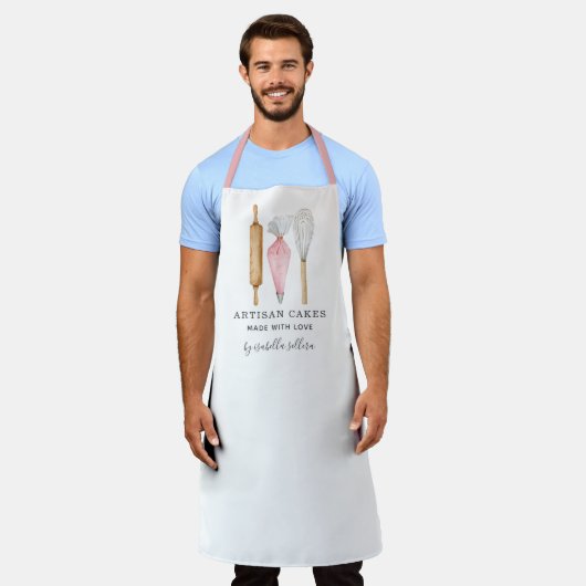 Bäckerei Konditorei Koch Aquarellbäckereien Schürz Schürze (Getragen)