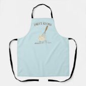 Bäckerei Konditorei Koch Backen Utensik Whisk Blue Schürze (Vorderseite)