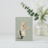 Bäckerei, Konditorei, Koch, Bäcker, Restaurant, Kü Visitenkarte (Stehend Vorderseite)