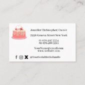 Bäckerei Konditorei Koch Backtriebmittel Visitenkarte (Rückseite)