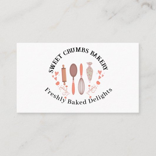 Bäckerei Konditorei Koch Backtriebmittel Visitenkarte (Vorderseite)