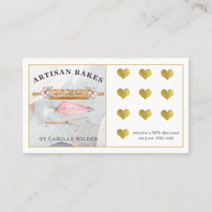 Bäckerei Konditorei Koch Baker Loyalty Card Treuekarte