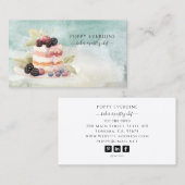 Bäckerei Konditorei Koch Kuchen Catering Visitenkarte (Vorne/Hinten)