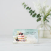 Bäckerei Konditorei Koch Kuchen Catering Visitenkarte (Stehend Vorderseite)