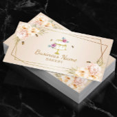 Bäckerei Konditorei Koch Perle Blume & Bienen Süßk Visitenkarte