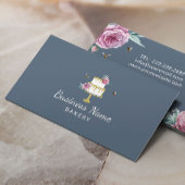 Bäckerei Konditorei Koch Rustikale Blume & Bienen Visitenkarte