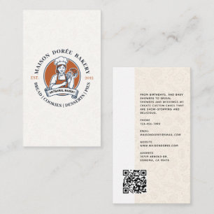 Bäckerei Konditorei Konditor Dessert Süßigkeiten K Visitenkarte