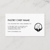 Bäckerei Konditorei Logo Visitenkarte (Rückseite)