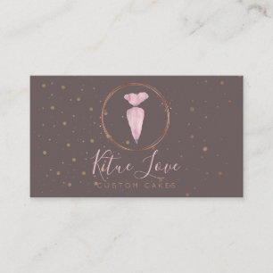 Bäckerei Konditorei Patisserie Konditor elegant Visitenkarte