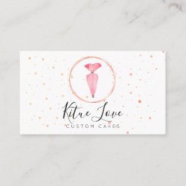Bäckerei Konditorei Patisserie Pink Cake Maker Visitenkarte