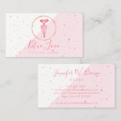 Bäckerei Konditorei Patisserie Rohrbeutel Visitenkarte (Vorne/Hinten)