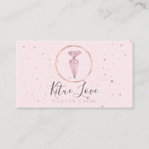 Bäckerei Konditorei Patisserie Watercolor Cake Sch Visitenkarte