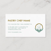 Bäckerei Konditorei Pizzeria Visitenkarte (Rückseite)