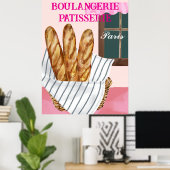 Bäckerei Konditorei  Poster (Heimbüro)