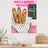 Bäckerei Konditorei  Poster (Küche)