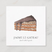 Bäckerei / Konditorei Visitenkarte (Vorderseite)