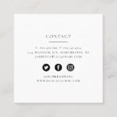 Bäckerei / Konditorei Visitenkarte (Rückseite)