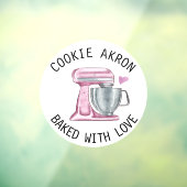 Bäckerei Konditorei Zuckerguss Tropfen Cookie Fens Fensteraufkleber (Blatt 3)