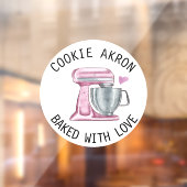 Bäckerei Konditorei Zuckerguss Tropfen Cookie Fens Fensteraufkleber (Blatt 2)