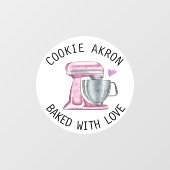 Bäckerei Konditorei Zuckerguss Tropfen Cookie Fens Fensteraufkleber (Blatt)