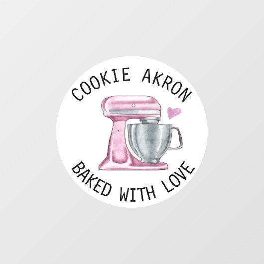 Bäckerei Konditorei Zuckerguss Tropfen Cookie Fens Fensteraufkleber (Blatt)