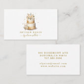 Bäckerei Konditorgebäck Koch Kuchen Visitenkarte (Vorne/Hinten)