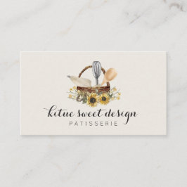 Bäckerei Konditorkunst Dekoration Visitenkarte