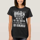 Bäckerei Konditorwaren Koch Backwaren T-Shirt (Vorderseite)