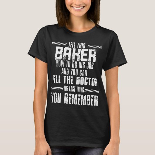 Bäckerei Konditorwaren Koch Backwaren T-Shirt (Vorderseite)