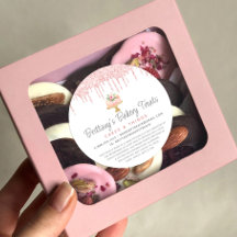 Bäckerei Kuchen Blush Pink Glitter Tropfen Dessert