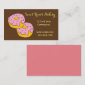 Bäckerei Kuchen niedliche Eiskuchen Visitenkarte (Vorne/Hinten)