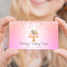Bäckerei Kuchen Rosa Rosa Orange Ombre Glitzer Tro