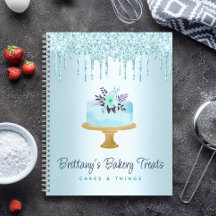 Bäckerei Kuchen Türkis Gebäck Glitter Tropfen Dess