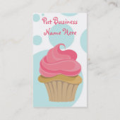 Bäckerei-Kuchen-Visitenkarten Visitenkarte (Rückseite)