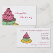 Bäckerei-Kuchen-Visitenkarten Visitenkarte (Vorne/Hinten)