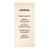 Bäckerei (kundengerecht) werbekarte (Hinten)