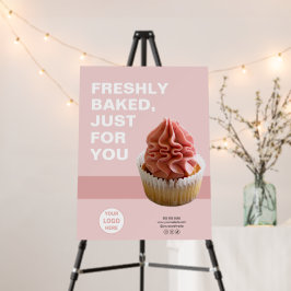 Bäckerei Logo Cupcake Pink Dekorative