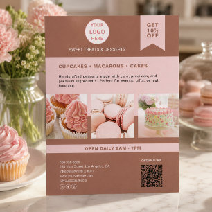 Bäckerei-Logo-Flugblatt Flyer