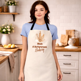 Bäckerei-Logo Gebäckshop-Branding Schürze
