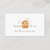 Bäckerei Loyalität Karte Cupcake Chocolate Muffin (Vorderseite)