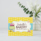 Bäckerei Mail-out Flyer/ Postkarte (Stehend Vorderseite)