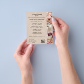 Bäckerei-Menü-Flyer-Vorlage QR-Code Mocha Braun Flyer (Gruppe)