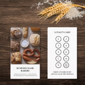 Bäckerei Modern Foto Loyalty Card Treuekarte