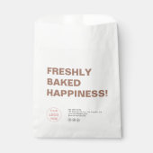Bäckerei Moderne individuelle Logopapiertüte Geschenktütchen (Vorderseite)
