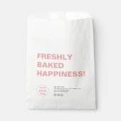 Bäckerei Moderne individuelle Papiertüte mit Logo Geschenktütchen (Vorderseite)