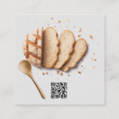 Bäckerei, moderne Visitenkarte (Rückseite)