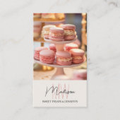 Bäckerei-Monogramm-Logo Visitenkarte (Vorderseite)