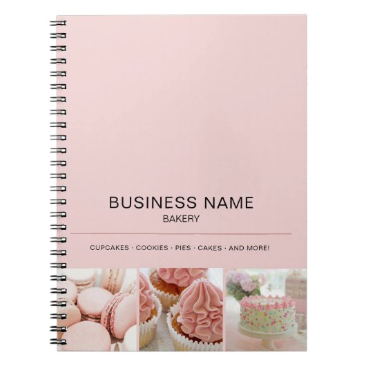 Bäckerei nach Maß Foto Business Notizblock (Vorderseite)